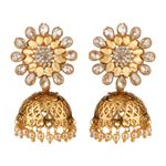 Buy Kord Store Traditional Gold Plated Diamond Earrings for Girls & Women. One Pair Of Earring (KSEAR70019) - Purplle