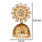 Buy Kord Store Traditional Gold Plated Diamond Earrings for Girls & Women. One Pair Of Earring (KSEAR70019) - Purplle
