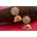 Buy Kord Store Traditional Gold Plated Diamond Earrings for Girls & Women. One Pair Of Earring (KSEAR70019) - Purplle