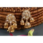 Buy Kord Store Traditional Gold Plated Diamond Earrings for Girls & Women. One Pair Of Earring (KSEAR70020) - Purplle