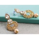 Buy Kord Store Traditional Gold Plated Diamond Earrings for Girls & Women. One Pair Of Earring (KSEAR70021) - Purplle