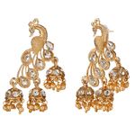 Buy Kord Store Traditional Gold Plated Diamond Earrings for Girls & Women. One Pair Of Earring (KSEAR70023) - Purplle