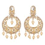 Buy Kord Store Traditional Gold Plated Diamond Earrings for Girls & Women. One Pair Of Earring (KSEAR70024) - Purplle
