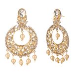Buy Kord Store Traditional Gold Plated Diamond Earrings for Girls & Women. One Pair Of Earring (KSEAR70024) - Purplle