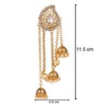Buy Kord Store Traditional Gold Plated Diamond Earrings for Girls & Women. One Pair Of Earring (KSEAR70027) - Purplle