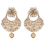 Buy Kord Store Traditional Gold Plated Diamond Earrings for Girls & Women. One Pair Of Earring (KSEAR70029) - Purplle