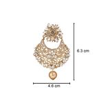 Buy Kord Store Traditional Gold Plated Diamond Earrings for Girls & Women. One Pair Of Earring (KSEAR70029) - Purplle