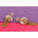 Buy Kord Store Traditional Gold Plated Diamond Earrings for Girls & Women. One Pair Of Earring (KSEAR70032) - Purplle