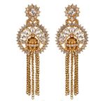 Buy Kord Store Traditional Gold Plated Diamond Earrings for Girls & Women. One Pair Of Earring (KSEAR70032) - Purplle