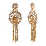 Buy Kord Store Traditional Gold Plated Diamond Earrings for Girls & Women. One Pair Of Earring (KSEAR70032) - Purplle