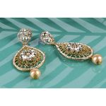 Buy Kord Store Traditional Gold Plated Diamond Earrings for Girls & Women. One Pair Of Earring (KSEAR70033) - Purplle