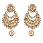 Buy Kord Store Traditional Gold Plated Diamond Earrings for Girls & Women. One Pair Of Earring (KSEAR70034) - Purplle