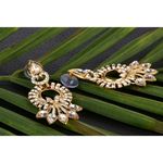 Buy Kord Store Traditional Gold Plated Diamond Earrings for Girls & Women. One Pair Of Earring (KSEAR70035) - Purplle