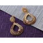 Buy Kord Store Traditional Gold Plated Diamond Earrings for Girls & Women. One Pair Of Earring (KSEAR70036) - Purplle