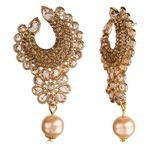 Buy Kord Store Traditional Gold Plated Diamond Earrings for Girls & Women. One Pair Of Earring (KSEAR70038) - Purplle
