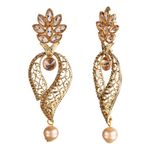 Buy Kord Store Traditional Gold Plated Diamond Earrings for Girls & Women. One Pair Of Earring (KSEAR70041) - Purplle