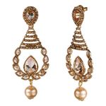 Buy Kord Store Traditional Gold Plated Diamond Earrings for Girls & Women. One Pair Of Earring (KSEAR70045) - Purplle