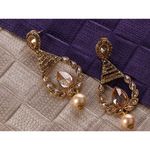 Buy Kord Store Traditional Gold Plated Diamond Earrings for Girls & Women. One Pair Of Earring (KSEAR70045) - Purplle