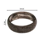 Buy Kord Store Fashion Jewellery Traditional Gold Plated Single Bangle / Bracelet Kada for Girls and Women. One Kada Bangal (KSBAN50012) - Purplle