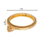 Buy Kord Store Fashion Jewellery Traditional Gold Plated Single Bangle / Bracelet Kada for Girls and Women. Two Kada Bangal (KSBAN50014) - Purplle