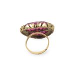 Buy Crunchy Fashion Valentine Special Pink Zebra Heart Ring - Purplle