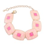 Buy Crunchy Fashion Candy Pink Blocks Bracelet - Purplle