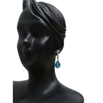 Buy Crunchy Fashion Austrain Crystal Blue WaterDroplet Earrings - Purplle