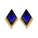 Buy Crunchy Fashion Blue Brick Studs - Purplle