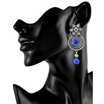 Buy Royal Bling Sapphire Floral Delight Earring - Purplle