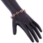 Buy Crunchy Fashion Pink Beaut Heart Bracelet - Purplle