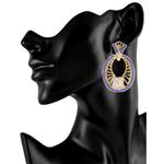 Buy Royal Bling Royal Crystal Ravishing Earrings - Purplle