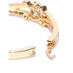 Buy Crunchy Fashion Gold Plated Premium Zircon Studded Bracelet & Ring Set - Purplle