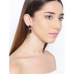 Buy Crunchy Fashion Set of 2 Geometric Drop Earrings - Purplle