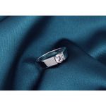 Buy Crunchy Fashion 2PCS Couples Rings Stainless Steel Wedding Band Set Rings - Purplle