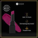 Buy SUGAR Cosmetics - Nothing Else Matter - Longwear Matte Lipstick - 08 Berry Picking (Berry) - 3.5 gms - Water-Resistant, Premium Matte Lipstick, Paraben Free - Purplle