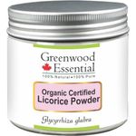 Buy Greenwood Essential Pure Licorice/Liquorice Powder (Glycyrrhiza glabra) 100gm Organic Certified 100% Natural Therapeutic Grade - Purplle