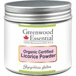 Buy Greenwood Essential Pure Licorice/Liquorice Powder (Glycyrrhiza glabra) 200gm Organic Certified 100% Natural Therapeutic Grade - Purplle