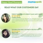 Buy Mamaearth Happy Heads Hair Shampoo (200 ml) With Biotin, Horse Chestnut, Bhringraj And Amla. Sulfate Free, Sles Free - Purplle