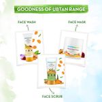 Buy Mamaearth Ubtan Natural Face Wash For All skin type With Turmeric & Saffron For Tan Removal And Skin Brightning (100 ml) - Purplle