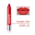Buy Miss Rose Professional Chubby Lip Crayon Matte Batom Stick (7301-033B-29) Naughty Red (3 g) - Purplle