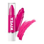 Buy NIVEA Lip Crayon, Coloron Hot Pink, Lip Balm, 3g - Purplle