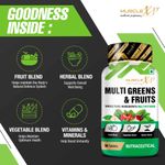 Buy MuscleXP Multi Greens & Fruits Multivitamin with Fruit, Vegetable & Herbal Blend - 60 Tablets - Purplle