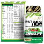 Buy MuscleXP Multi Greens & Fruits Multivitamin with Fruit, Vegetable & Herbal Blend - 60 Tablets - Purplle