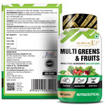 Buy MuscleXP Multi Greens & Fruits Multivitamin with Fruit, Vegetable & Herbal Blend - 60 Tablets - Purplle