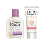 Buy Lacto Calamine Oil Balance Lotion (For Oily Skin) (120 ml) + Lacto Calamine Oil Balance Face Wash (50 ml) - Purplle