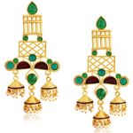 Buy Sukkhi Charismatic Gold Plated Jhumki Earring for Women - Purplle
