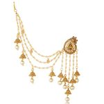 Buy Sukkhi Elegant Gold Plated Wedding Jewellery Bahubali Inspired Long Chain Jhumki Earrings For Women - Purplle