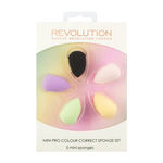 Buy Makeup Revolution Mini Pro Colour Correct Sponge Set - Purplle