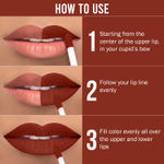 Buy NY Bae Moisturizing Liquid Lipstick - Charlotte's Perfect Night 26 (2.7 ml) | Maroon | Matte Finish | Enriched with Vitamin E | Highly Pigmented | Non-Drying | Lasts Upto 12+ Hours | Weightless | Vegan | Cruelty & Paraben Free - Purplle