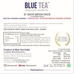 Buy Blue Tea Luxury Wooden Gift 21 Days Detox Assorted Gift Pack | 42Cups - 21 Teabags - Purplle